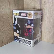 Anson Mount signed Black Bolt Funko Pop (ACOA)