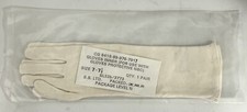 British Military Issue NBC White Inner Gloves, Dated March 1989