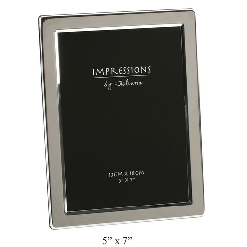 Silver plated flat edge - flat,