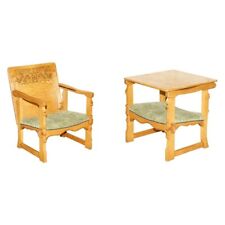 ANTIQUE CARVED OAK 1890 ATTRIBUTED TO GILLOWS METAMORPHIC LIBRARY ARMCHAIR TABLE