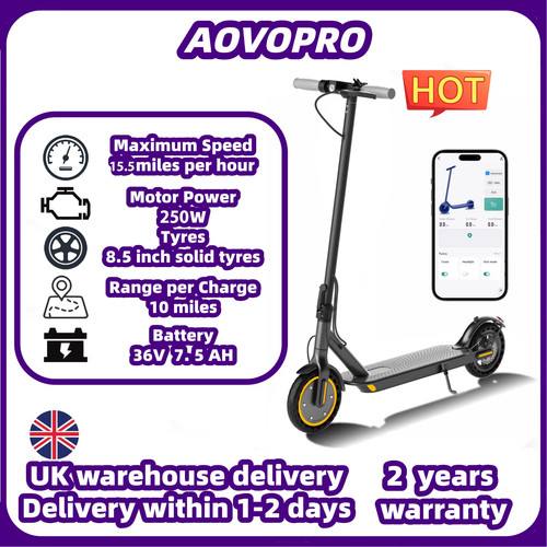 Aovopro scooter 250w - aovopro, 15.5