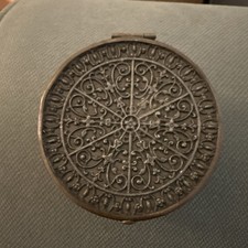 Antique Ornate White Metal