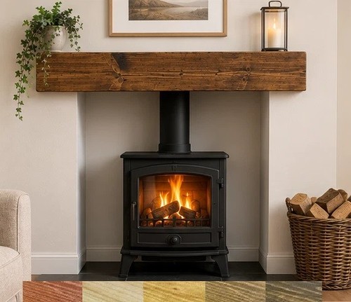 Mantel shelf beam fireplace - beam,