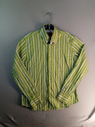 Camicie men slim fit lime - 7,