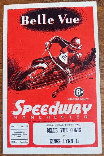 Speedway programme belle vue - programme,