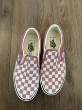 VANS Pink White Checkerboard