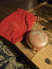 Vintage L'Aimant 75th Anniversary Trinket Pot Pill Box Francois Coty