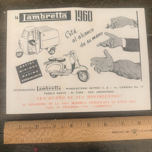 Vintage 1960 lambretta - vintage,
