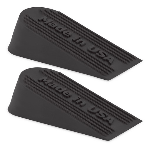 2pk large rubber door stopper - large,