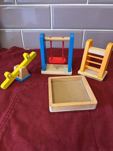 Hape wooden dollhouse - wooden,