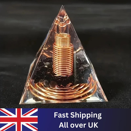Spiral copper wire orgonite - copper,