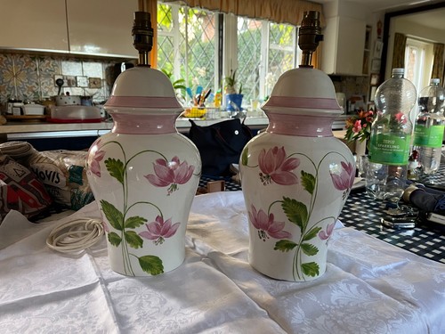 Finmere pottery lamps hand - pottery,