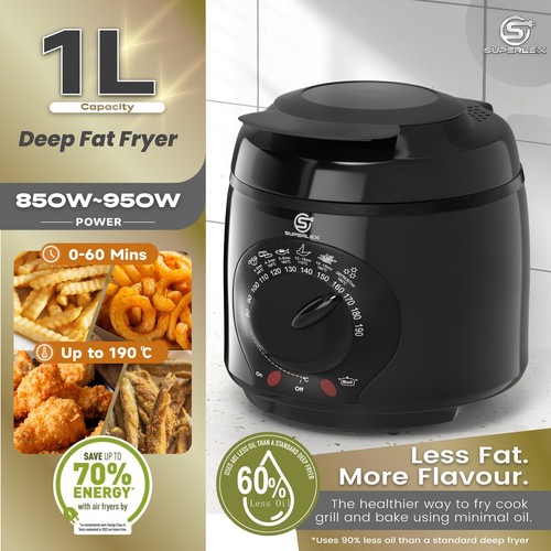 Superlex deep fat fryer - 1l,