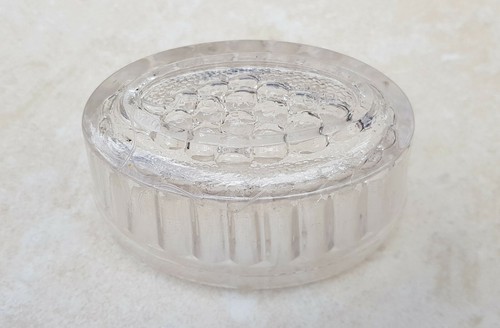 Rare small glass jelly - small, /