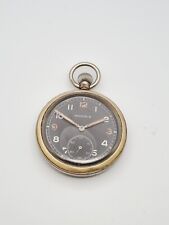 ww1 era moeris military arrow black dial pocket watch 