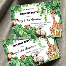 Personalised Safari Animals