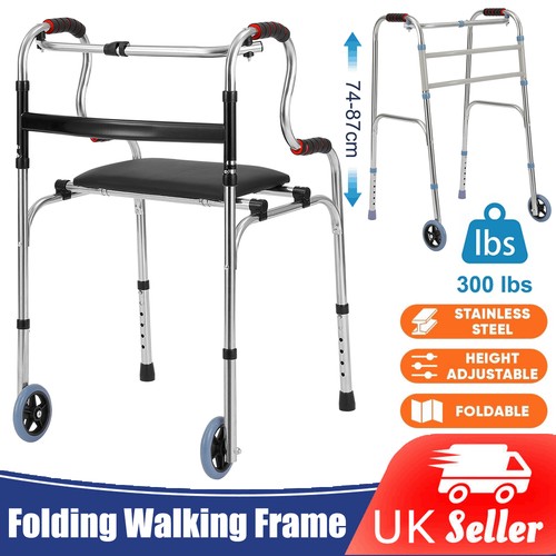 Folding walking frame - walking,