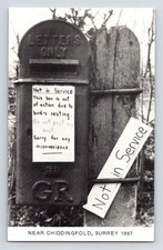 England: Chiddingfold, Surrey. Letter Box Inactive Due To Nesting Birds.