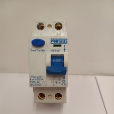 Proteus 100A 100mA 2 DOUBLE POLE Type AC 100/2/100T 230V