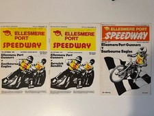 11 X Blank Ellesmere Port Speedway Programmes 1976-1980