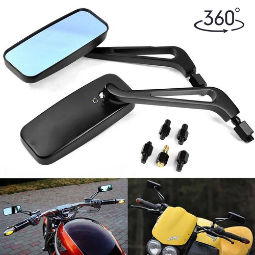 Rectangle motorcycle mirrors - motorcycle,