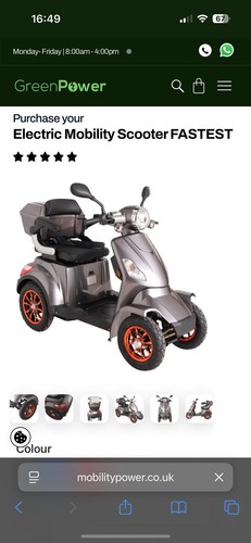 Electric mobility scooter - electric,