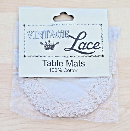 Set vintage lace table - set, 4