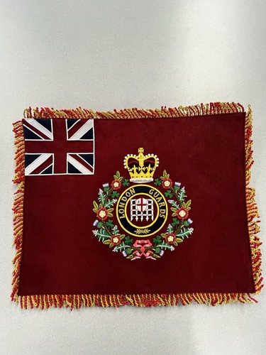 Hand wired embroidered london - hand,