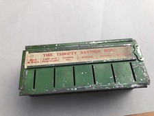 THE THRIFTY SAVINGS BOX lockable money box moneybox