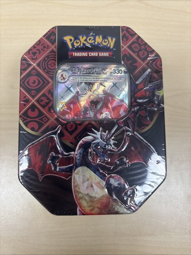 Paldean fates charizard tin - tin, 4