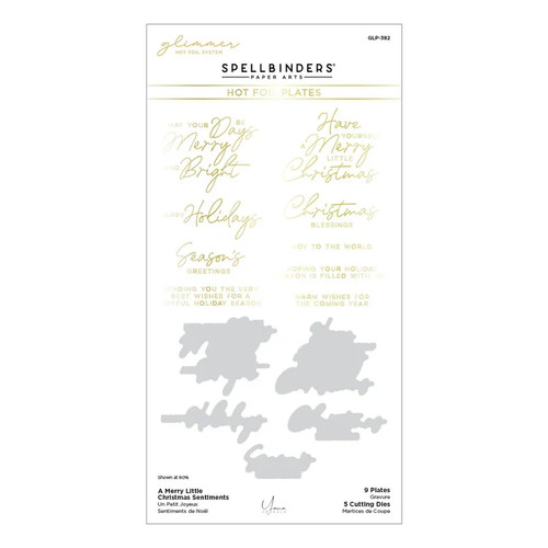 Spellbinders merry little - "a,