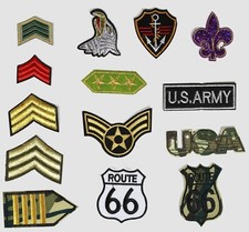 Military style Embroidered