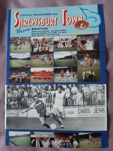 Shrewsbury town brentford - town, v