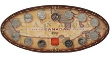 1999 Canada Millenium Quarter 13 Coin Set Collection 