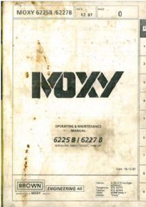 Moxy 6225b 6227b articulated - &,