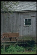 138044 Old Wheelbarrow By Barn A4 Photo Print