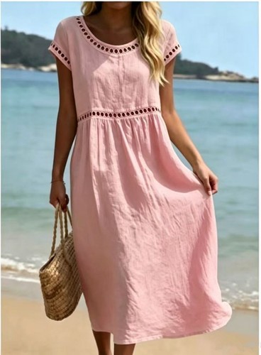 Women neck linen cotton - neck,
