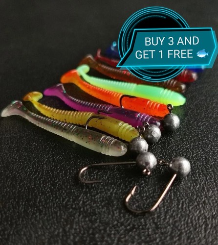 Tioga ringged shad tail - shad, t-tail
