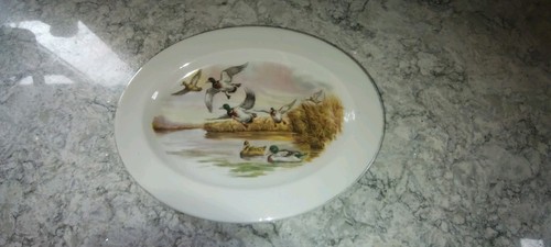 Vintage oval serving platter
