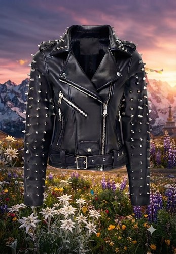 Punk rock black leather - rock,