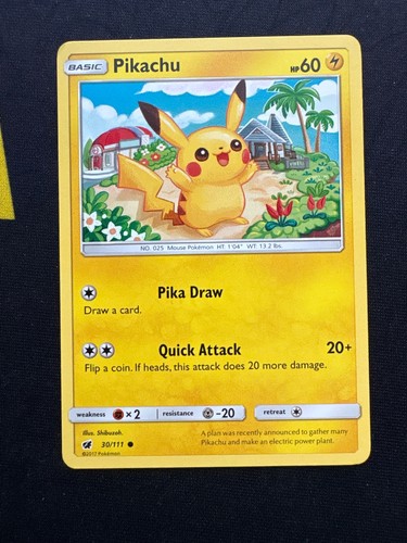 Pikachu 111 common - 30/111,