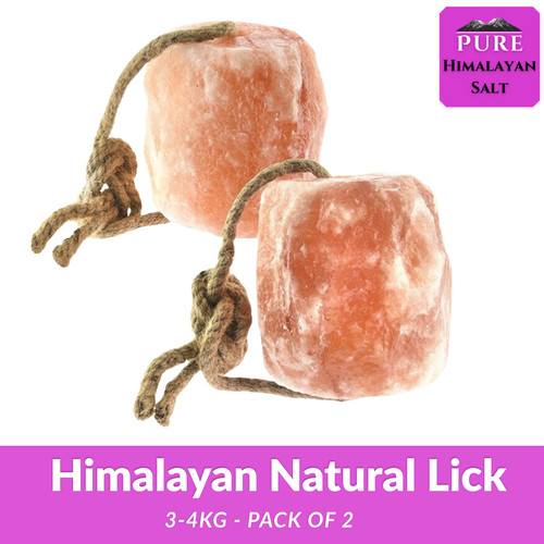 Himalayan salt lick 4kg pack - lick,