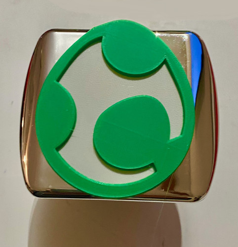 Yoshi style egg - egg, white