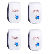 Ultrasonic Pest Repellent Plug In Silent Non-Toxic Mouse Rat Spider 4 Pack