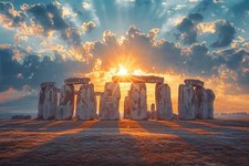 STONEHENGE CANVAS PICTURE
