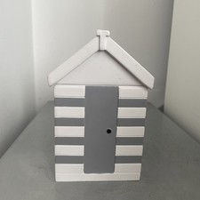 Wooden Beach hut Storage Pot John Lewis