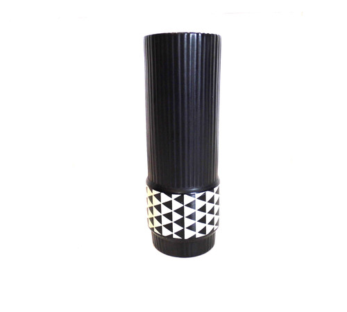 Vintage ceramic fluted vase - vintage,