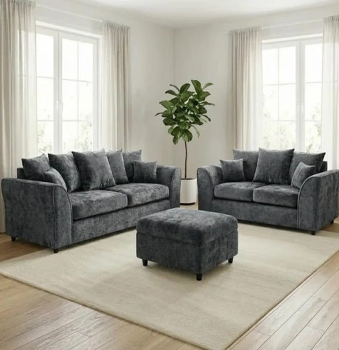 Grey chicago seater - grey, 3+2