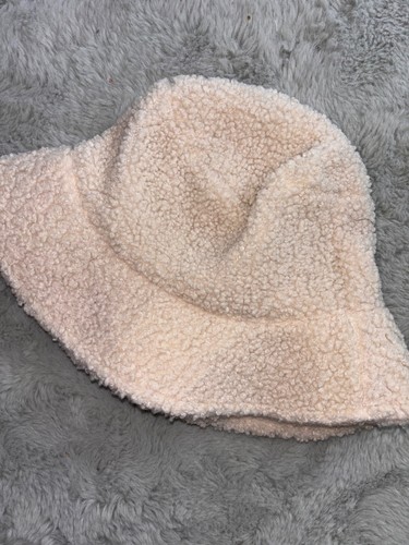Womens cream bucket - cream, hat
