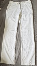 Ladies white Galvin Green Golf Trousers Size 42 long length 32” approx uk 14-16